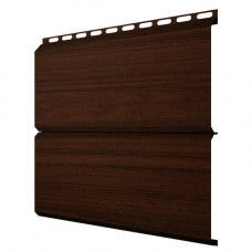 Сайдинг металлический ЭкоБрус Grand Line Print Elite 0.45 мм Choco Wood