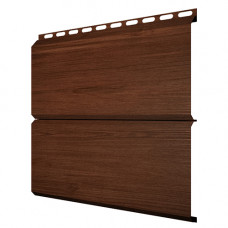 Сайдинг металлический ЭкоБрус Grand Line Print Elite 0.45 мм Rowan