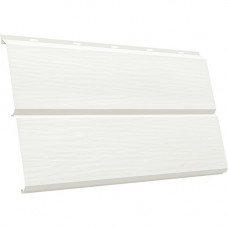 Сайдинг металлический ЭкоБрус 3D Grand Line Drap TX 0.5 мм RAL 9003