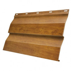 Сайдинг металлический Корабельная Доска Grand Line Print Elite 0.45 мм Golden Wood