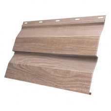 Сайдинг металлический Корабельная Доска Grand Line Print Elite 0.45 мм White Wood