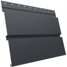 Сайдинг металлический Квадро Брус Grand Line PE 0.45 мм RAL 7016