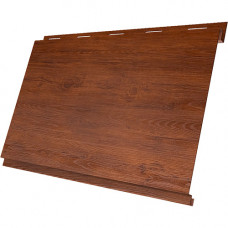 Сайдинг металлический Вертикаль Grand Line Print Premium 0.45 мм Golden Wood Fresh