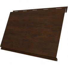Сайдинг металлический Вертикаль Grand Line Print Elite 0.45 мм Chestnut Wood