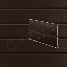 Сайдинг металлический ЕвроБрус гофрированный Stynergy Graphite45 0.45 мм RAL 8017