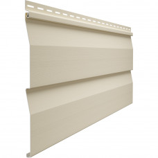 Сайдинг виниловый Docke Standard D4.5DL Корабельный брус 3.0 м Сливки