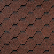 Гибкая черепица Quiet Tile Shadow Карминно-красный