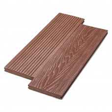 Террасная доска ДПК Deckart Monolit 3D 150х20 мм Махагон
