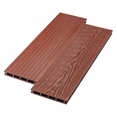 Террасная доска ДПК Deckart Praktik New 3D тиснение 150х24 мм Махагон