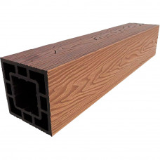 Столб опорный ДПК Deckart 3D 125х125 мм 3 метра Шоколад