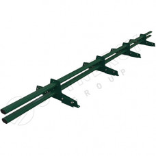 Снегозадержатель трубчатый Prime Pro Stynergy для фальцевой кровли 3 м RAL 6005 матовый