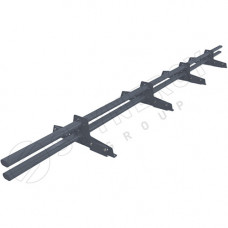 Снегозадержатель трубчатый Prime Pro Stynergy для фальцевой кровли 3 м RAL 7024