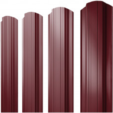 Штакетник Grand Line GreenCoat Pural BT 0.5 мм Прямоугольный фигурный
